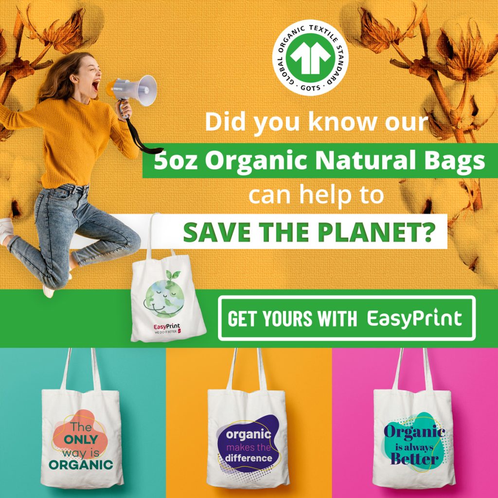 5oz Organic bags promotion